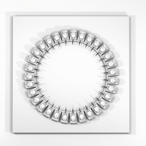 Andrés Camelo Visual Artist Multilateral 100 X 100 cms Print on aluminium 2023