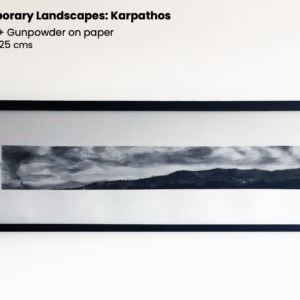 Landscapes Karphatos 50 cms X 30 cms Draw on paper 2024